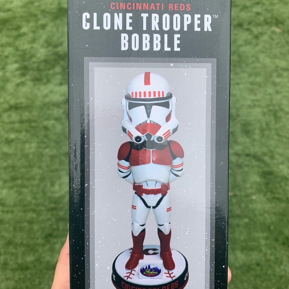 Star Wars Clone Trooper Bobblehead Red and White